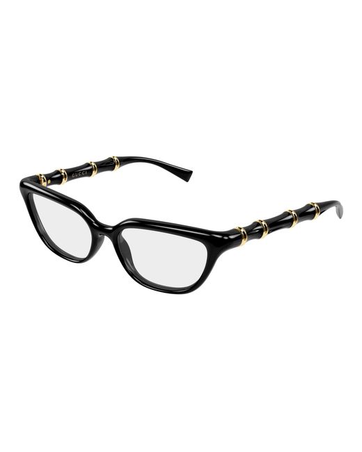 Gucci Black Gg2060O 001 Optical Frames Injected Transparent Geometric