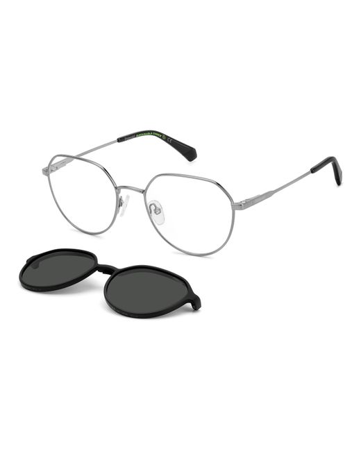 Polaroid Black Pld 6204/Cs V81/M9 Sunglasses Metal Geometric Polarized