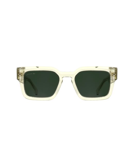 Lacoste Black L6071S 750 Sunglasses Acetate Squared Normal