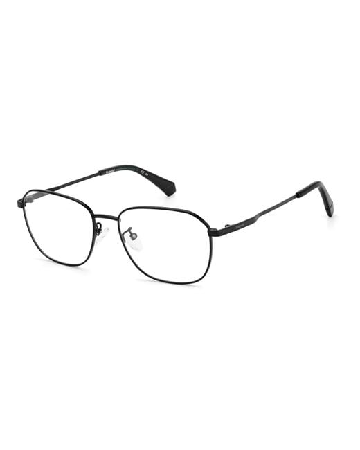 Polaroid Black Pld D454/G 807 Optical Frames Metal Squared for men