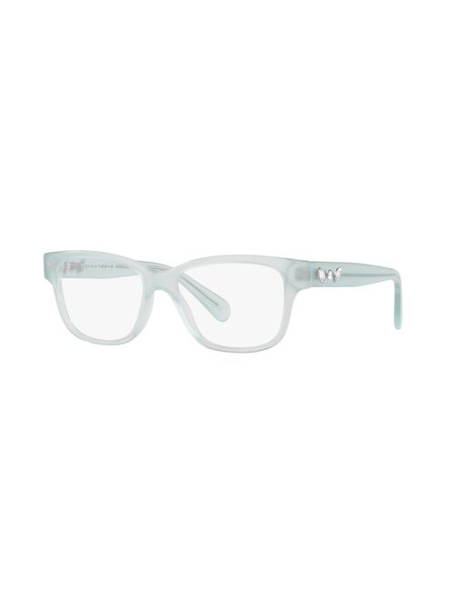 Swarovski Black Sk2007 1024 Optical Frames Acetate Pillow Normal