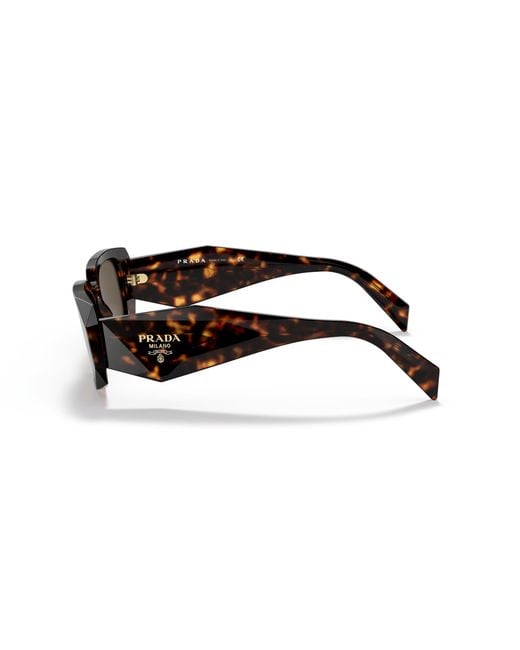 Prada Black Pr 17Ws 2Au8C1 Sunglasses Acetate Squared Normal