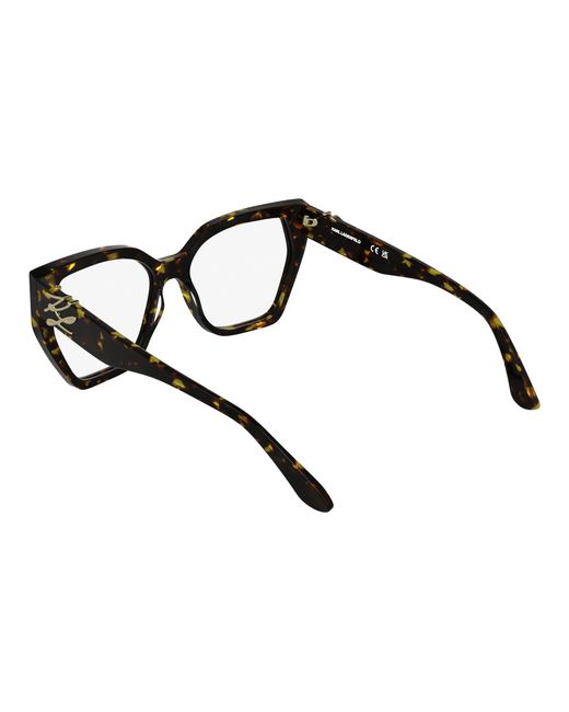 Karl Lagerfeld Black Kl6214 242 Optical Frames Acetate Squared Normal