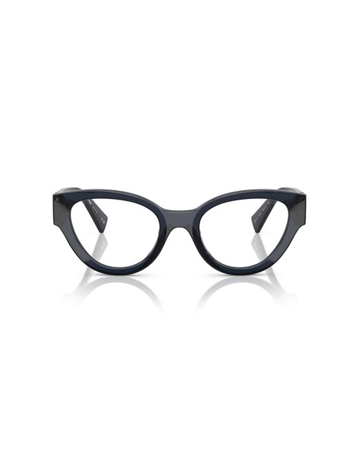 Miu Miu Black Mu 01Vv 08Q1O1 Optical Frames Acetate Pantos Normal