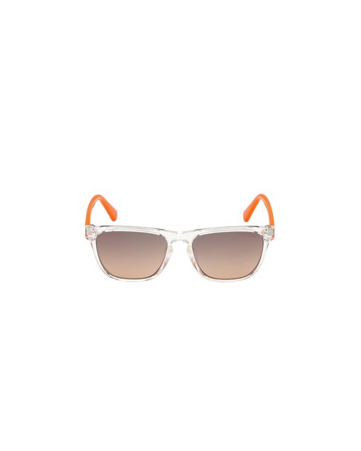 Guess Black Gu00129 26F Sunglasses Injected Squared Normal