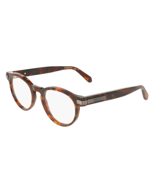 Ferragamo Black Sf3045 219 Optical Frames Acetate Geometric Normal for men