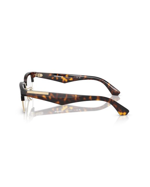 Burberry Black Be2424D 3002 Optical Frames Injected Transparent Squared Normal for men