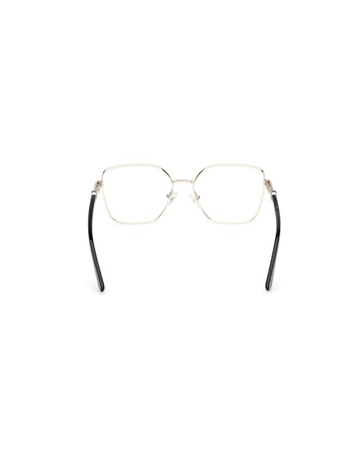 Guess Black Gu50313 001 Optical Frames Metal Squared Normal