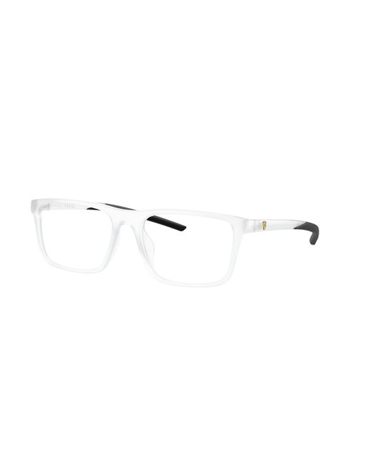 FERRARI SCUDERIA Black Fz8001U 505 Optical Frames Injected Pillow Normal for men