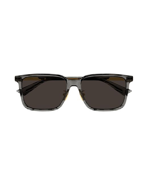 Bottega Veneta Black Bv1374Sk 007 Sunglasses Acetate Squared for men