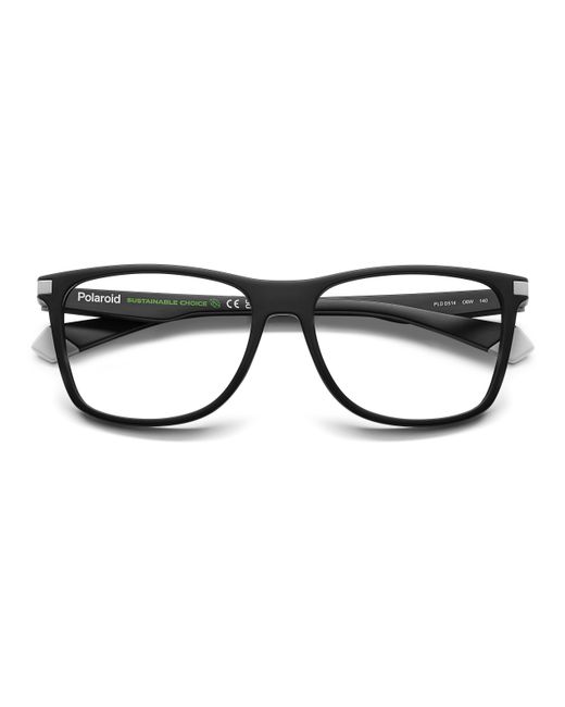 Polaroid Black Pld D514 O6W Optical Frames Plastic Squared for men