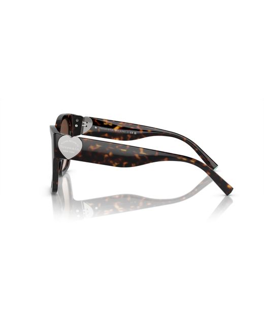 Tiffany & Co Black Tf4216 80153B Sunglasses Acetate Squared Normal Shaded