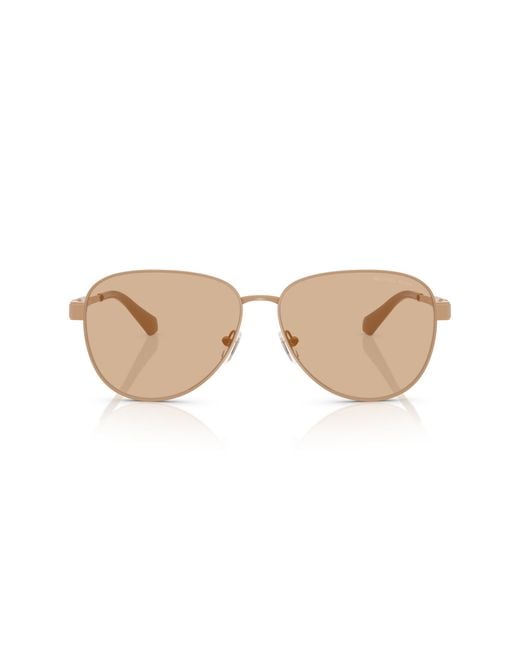 Michael Kors Black Mk1160 Biarritz 190073 Sunglasses Metal Pilot Normal