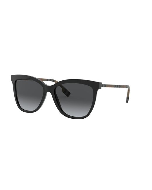 Burberry Black Be4308 Clare 3853T3 Sunglasses Plastic Squared Polarized Shaded