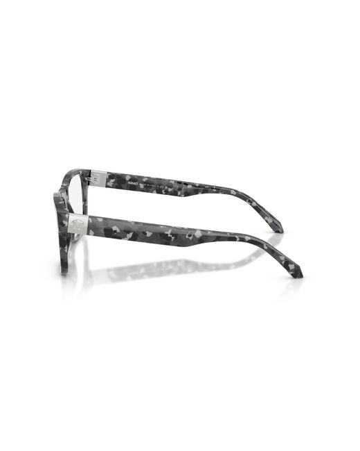 Versace Black Ve3380 5546 Optical Frames Acetate Squared Normal for men