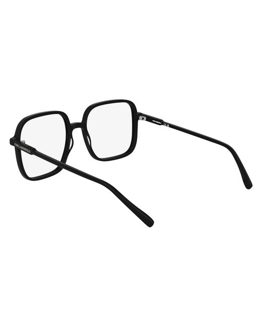 Karl Lagerfeld Black Kl6192 001 Optical Frames Acetate Squared Normal