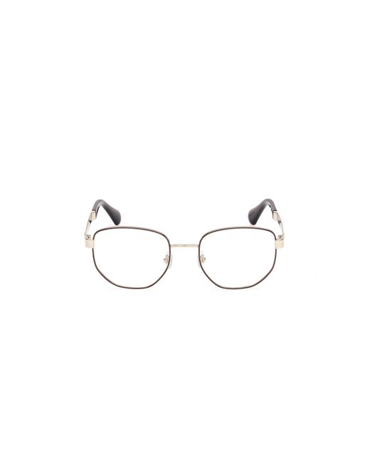 MAX&Co. Black Mo5183 048 Optical Frames Metal Geometric Normal