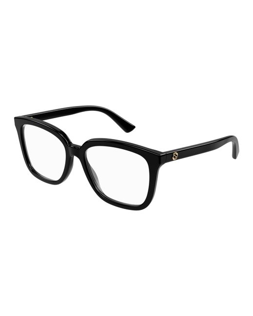 Gucci Black Gg1319O 001 Optical Frames Acetate Squared