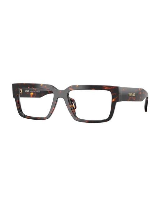 Versace Black Ve3374U 5509 Optical Frames Acetate Squared Normal for men