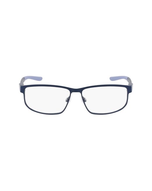 Nike Black 8157 412 Optical Frames Metal Squared Normal for men