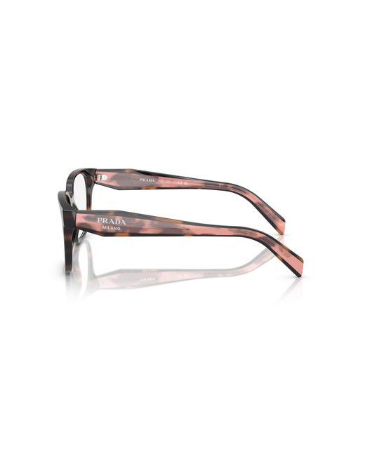 Prada Black Pr 17Zv 23A1O1 Optical Frames Acetate Squared Normal