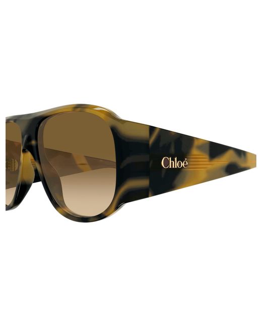 Chloé Black Ch0347S 005 Sunglasses Acetate Pilot