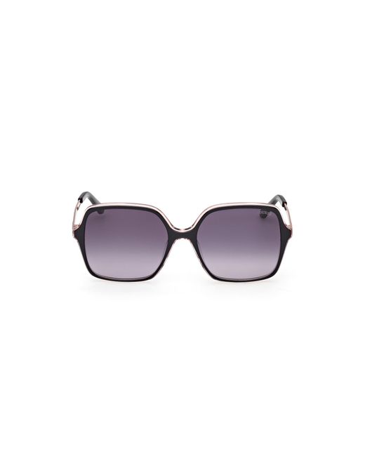 Guess Black Gu00270 01B Sunglasses Acetate Smoke Squared Normal