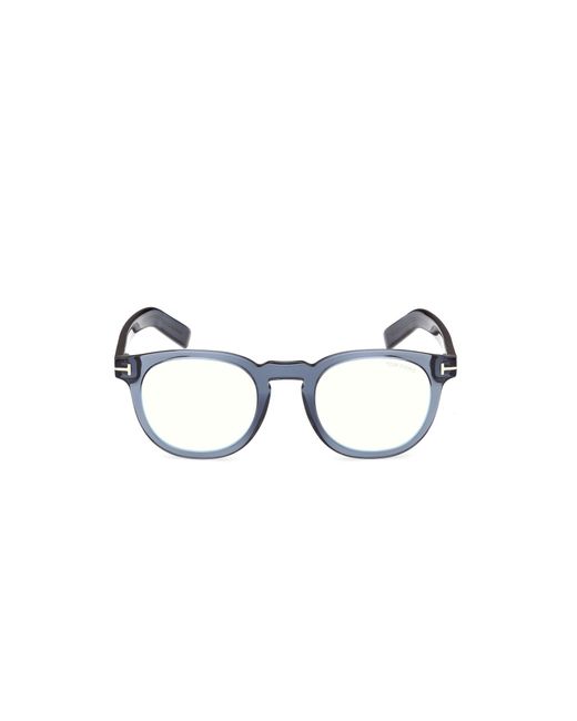 Tom Ford Black Ft5629-B 090 Optical Frames Acetate Round Normal for men