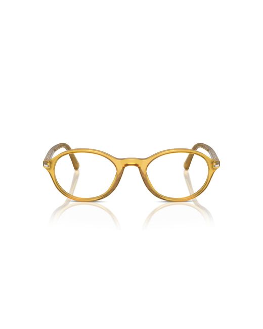 Persol Black Po3351V 204 Optical Frames Acetate Transparent Round Normal