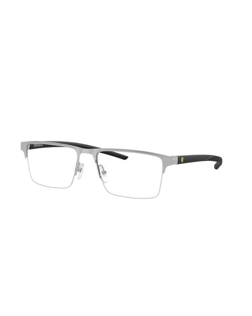 FERRARI SCUDERIA Black Fz7001 107 Optical Frames Metal Pillow Normal for men