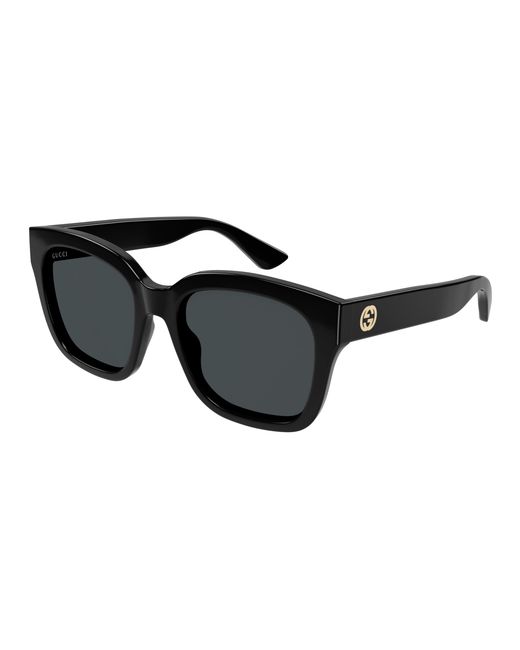 Gucci Black Gg1338S 001 Sunglasses Plastic Squared