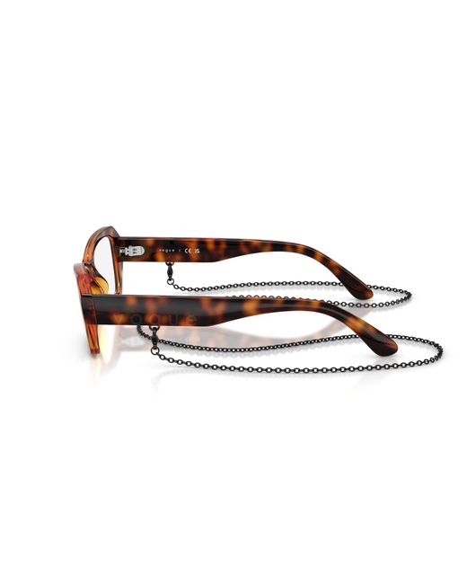Vogue Eyewear Black Vo5656U W656 Optical Frames Nylon Butterfly Normal