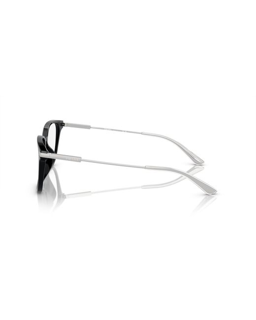 Prada Black Pr A12Vd 1Ab1O1 Optical Frames Acetate Pillow Normal for men