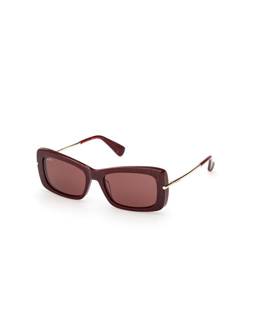 Max Mara Black Mm0194 71S Sunglasses Acetate Squared Normal