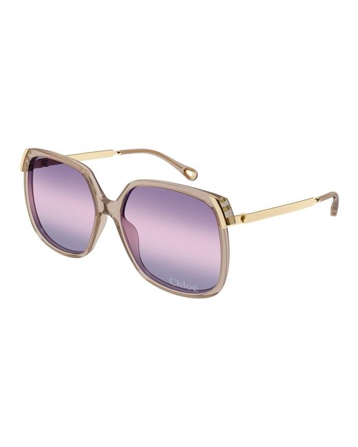 Chloé Black Ch0286S 004 Sunglasses Acetate Squared