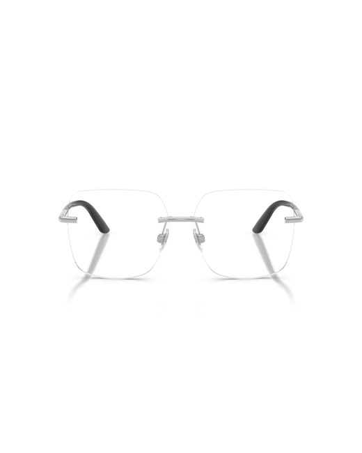 Dolce & Gabbana Black Dg1360 05 Optical Frames Metal Squared Normal