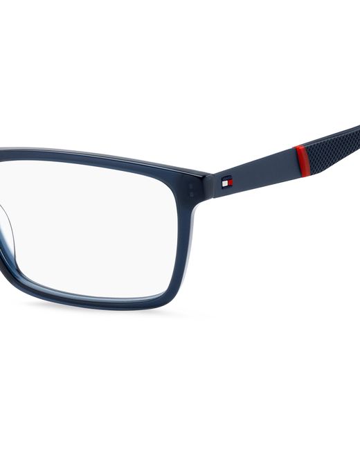 Tommy Hilfiger Black Th 2084 Pjp Optical Frames Acetate Squared for men