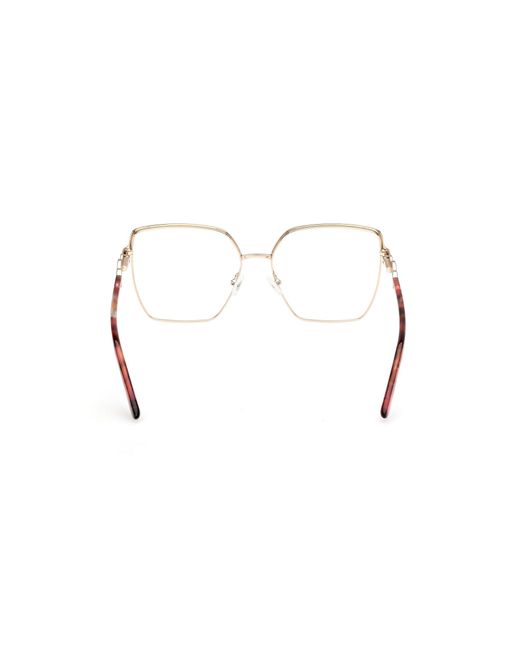 Guess Black Gu50229 067 Optical Frames Metal Squared Normal
