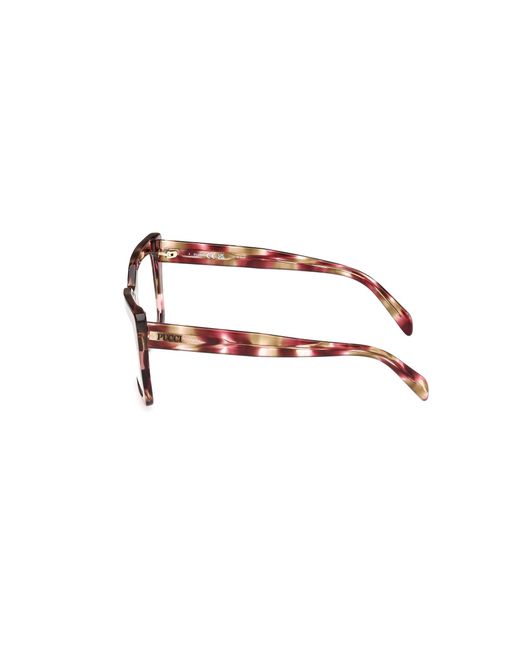 Emilio Pucci Black Ep5261 055 Optical Frames Acetate Squared Normal