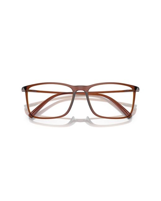 Giorgio Armani Black Ar7244U L6004 Optical Frames Injected Squared for men