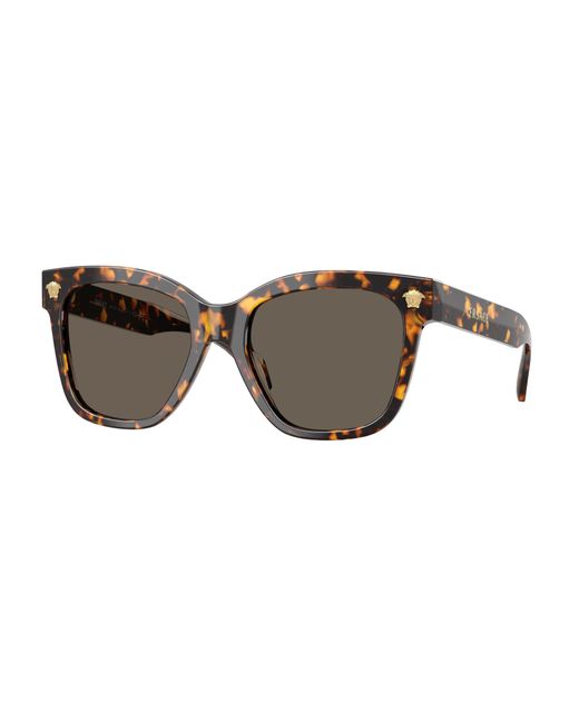 Versace Black Ve4511 5514/3 Sunglasses Acetate Squared Normal
