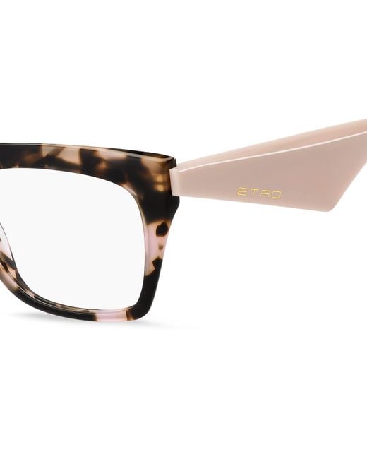 Etro Black 0007 Ht8 Optical Frames Acetate Squared