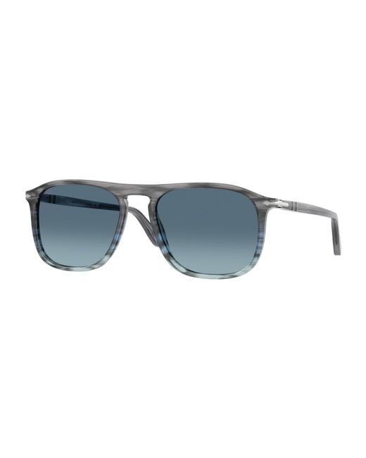 Persol Black Po3392S 1205Q8 Sunglasses Acetate Squared Normal Nuanced