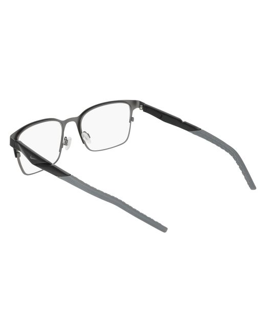 Nike Black 8185 001 Optical Frames Metal Squared Normal for men