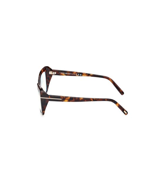Tom Ford Black Ft5991-B 052 Optical Frames Acetate Squared Normal