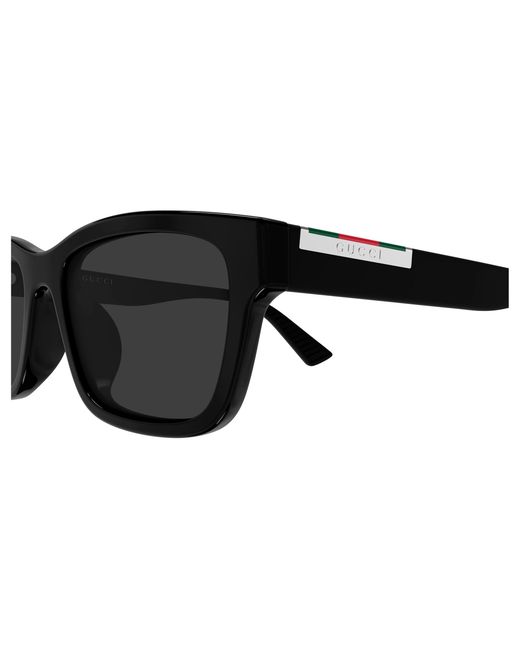 Gucci Black Gg2092Sa 001 Sunglasses Acetate Squared for men