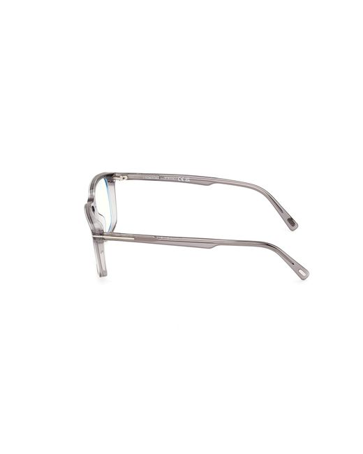 Tom Ford Black Ft5959-B 020 Optical Frames Acetate Squared Normal for men
