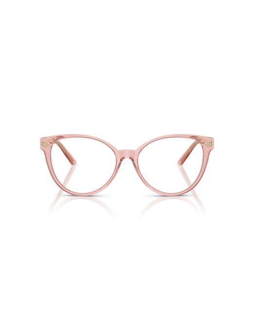 Versace Black Ve3353 5323 Optical Frames Acetate Transparent Cat Eye Normal