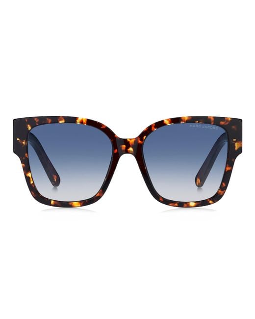 Marc Jacobs Black Marc 698/S 086/08 Sunglasses Acetate Squared Normal Shaded