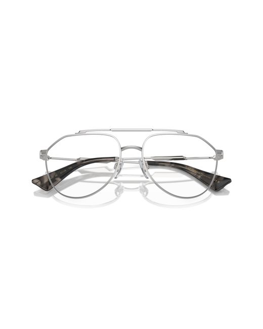 Dolce & Gabbana Black Dg1353 05 Optical Frames Metal Transparent Pilot Normal for men